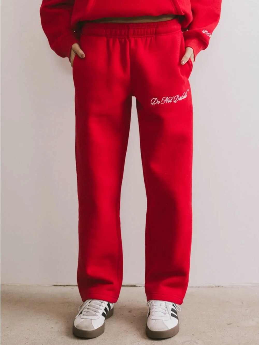 Bohme Do Not Disturb Red Sweatpant